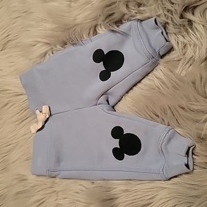 Gap Baby Blue Disney Joggers Size 0-3 Months